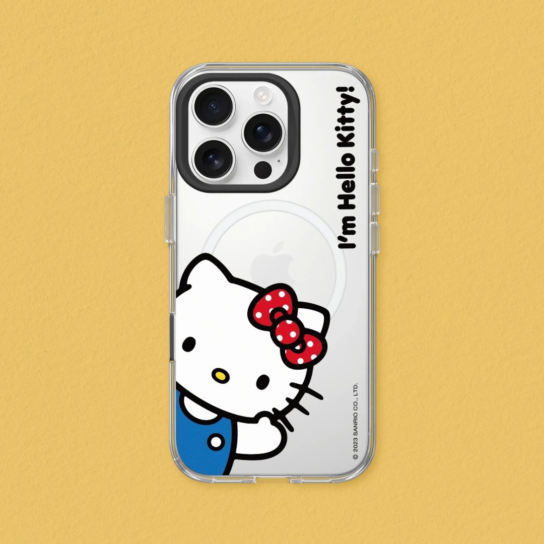 Clear MagSafe 兼容透明防摔手机壳∣I'm Hello Kitty! for iPhone - 手机壳/手机套 - 塑料 透明