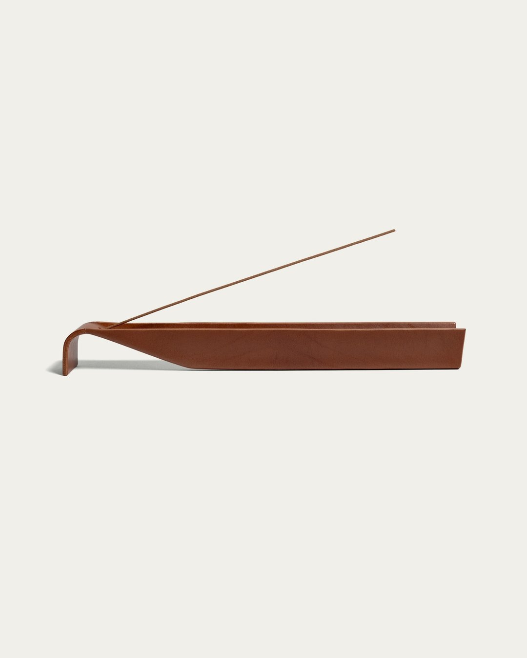 序 香座 Leather Incense Holder - 香薰/精油/线香 - 真皮 咖啡色