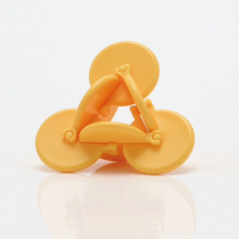 OSM翻转魔术盘 淡鹅黄 - 摆饰 - 塑料 橘色