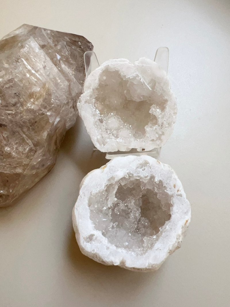 摩洛哥白水晶聚宝盆S-3 - 摆饰 - 水晶 