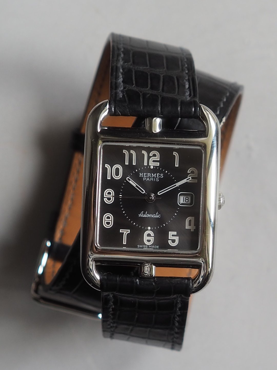 HERMÈS Cape Cod Double Tour Watch 爱马仕 凯歌 双圈 腕表 古董表 - 女表 - 真皮 银色
