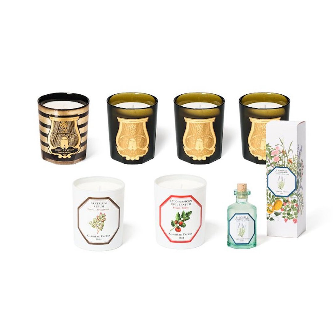 Cire Trudon + Carrière Frères 热销礼盒 - 蜡烛/烛台 - 玻璃 黑色