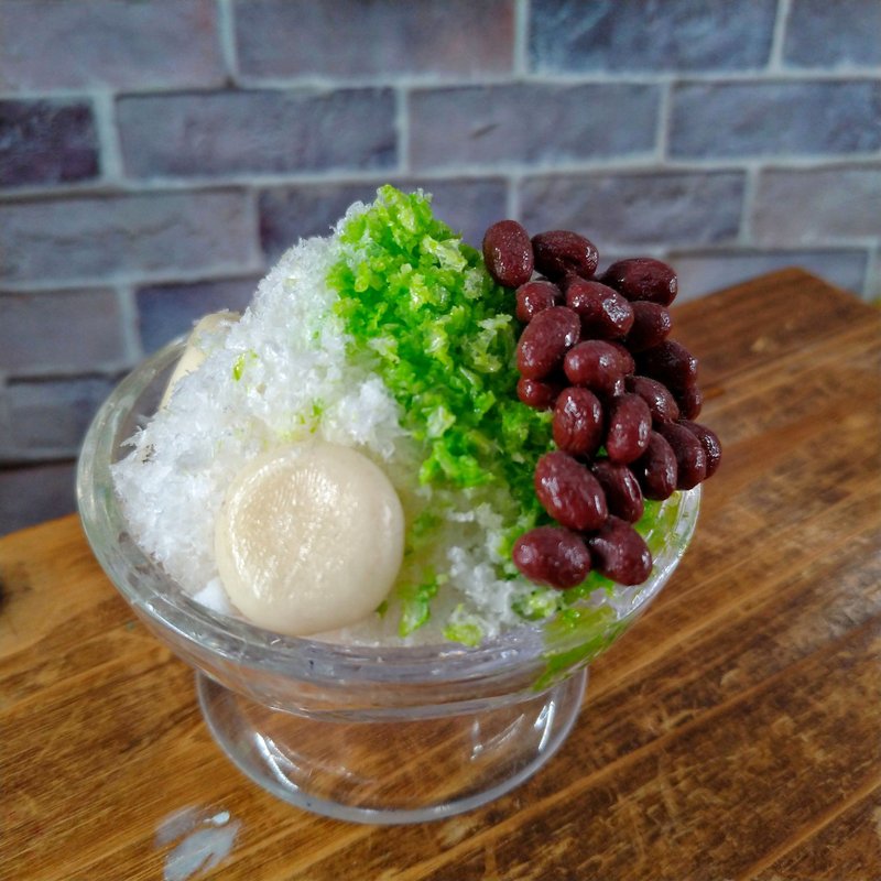 抹茶红豆锉冰 摆饰 名片夹 - 摆饰 - 粘土 绿色