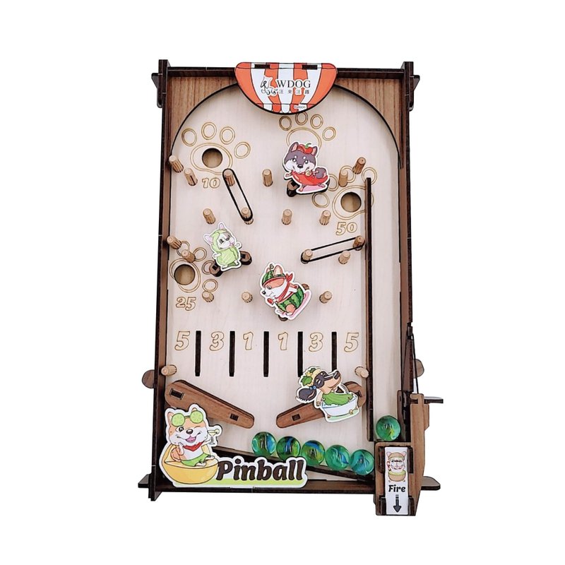 汪来汪趣 手作弹珠台│ 圣诞礼物 - 木工/竹艺/纸艺 - 木头 咖啡色