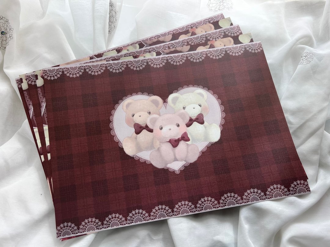 Valentine Bear_Red - 其他 - 纸 红色