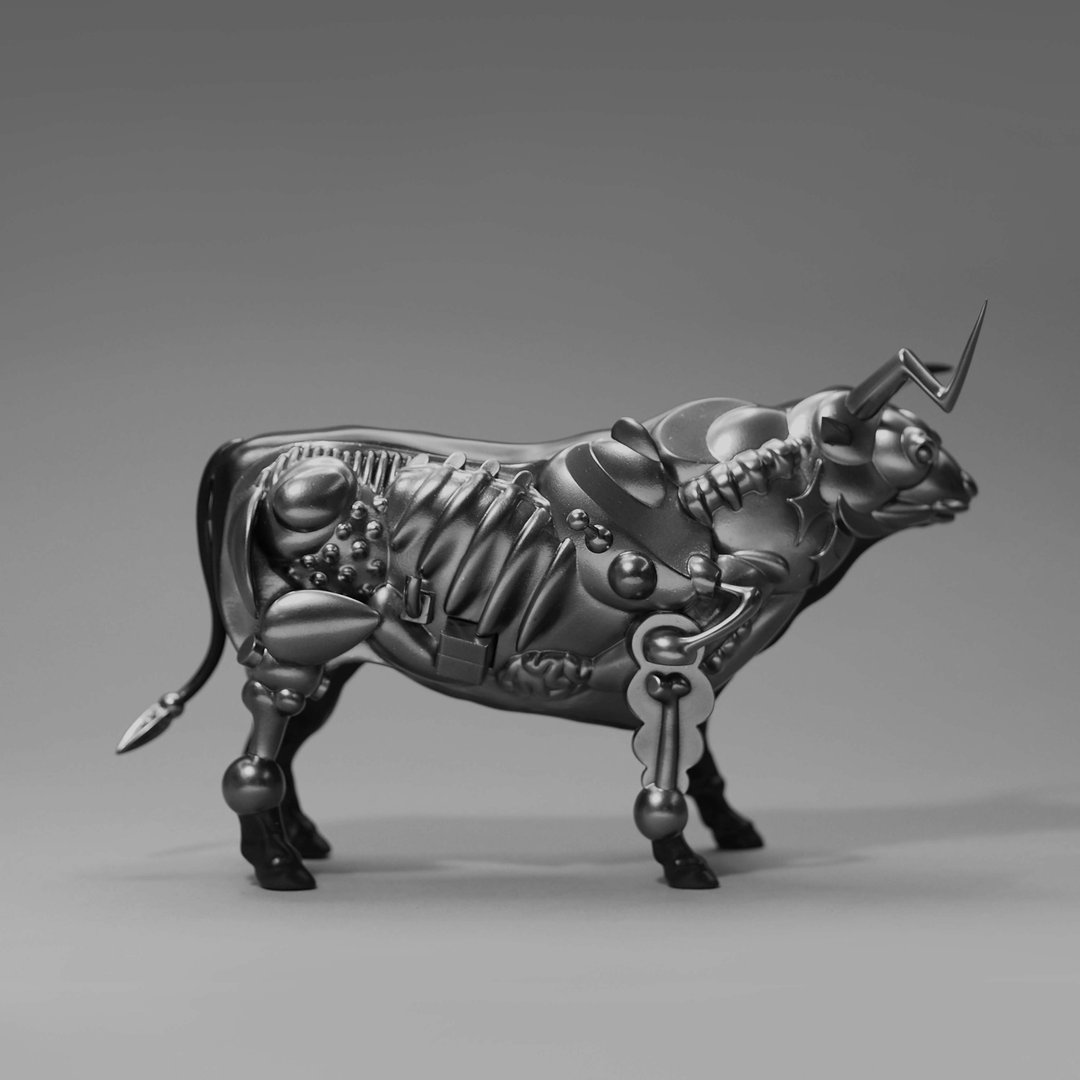 'THE OX' Resin Figure - 摆饰 - 树脂 黑色