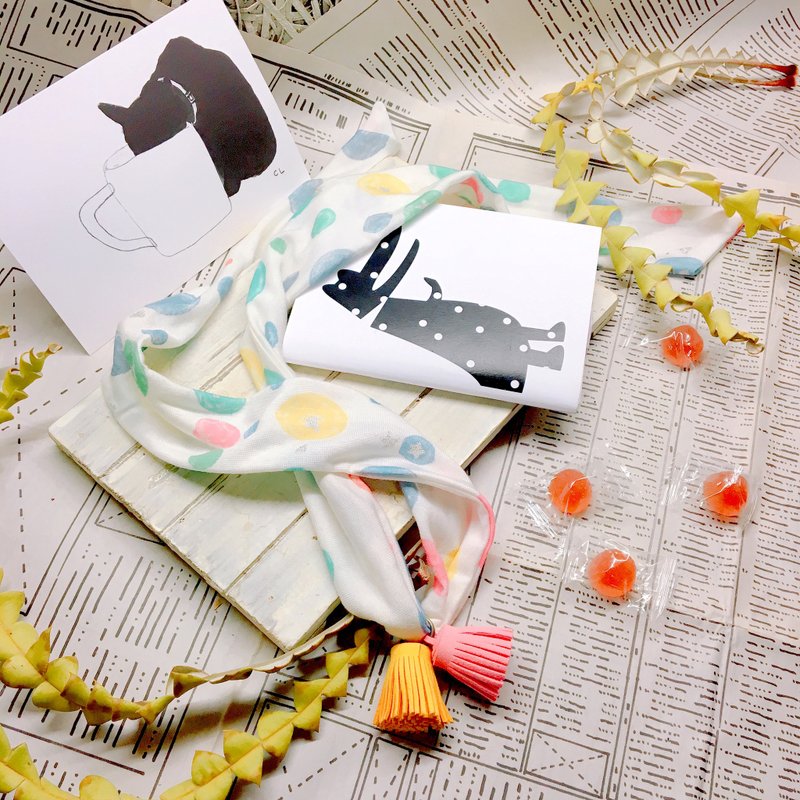 流苏项链 / 只是孩子（2色） - 项链 - 棉．麻 白色