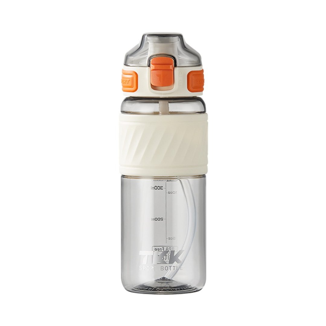 【TKK】美国进口Tritan哈仑系列 手提式运动水壶 600ML-电光白 - 水瓶/水壶 - 其他材质 白色