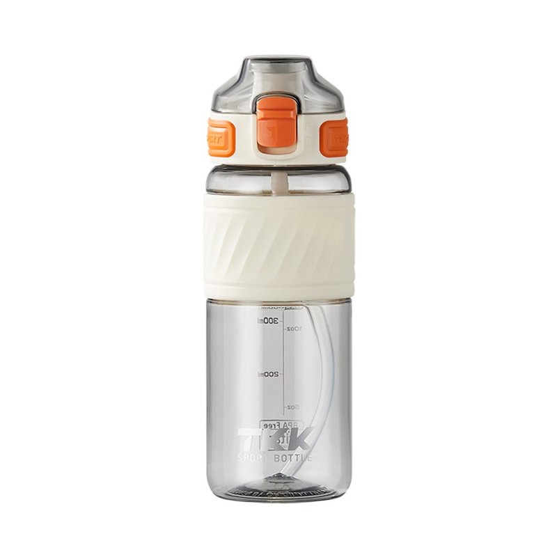 【TKK】美国进口Tritan哈仑系列 手提式运动水壶 600ML-电光白 - 水瓶/水壶 - 其他材质 白色