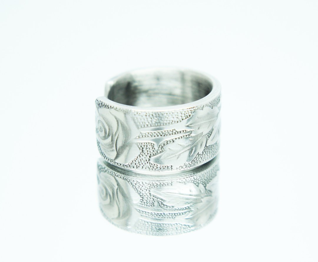 Fork Ring Fork Rings Sterling Fork Ring Fork Jewelry Spoon Rings Spoon Ring - 戒指 - 其他金属 