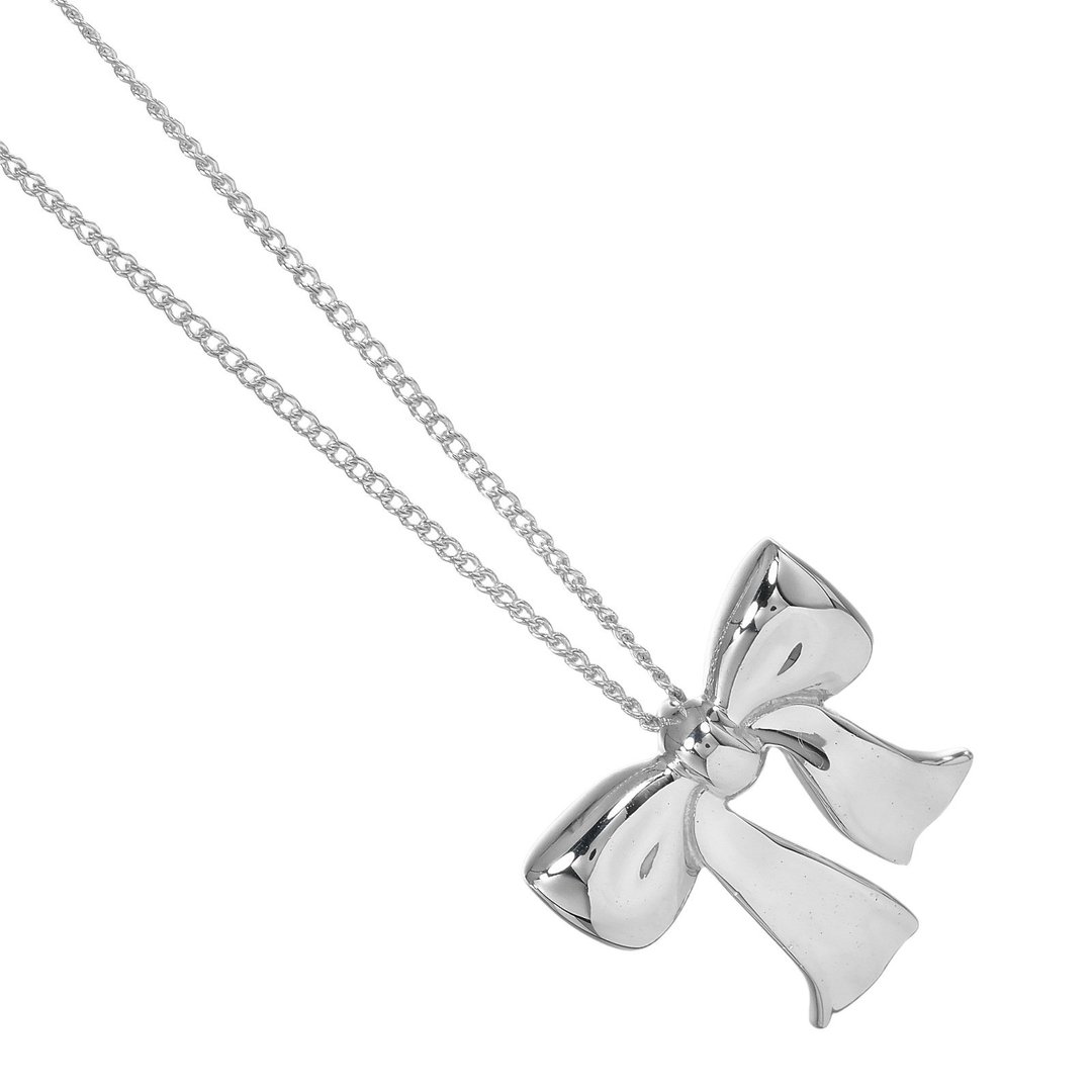 【日本直送】蒂芙尼 TIFFANY&Co. 缎带项链 银 925  女仕【二手】 - 项链 - 银 银色