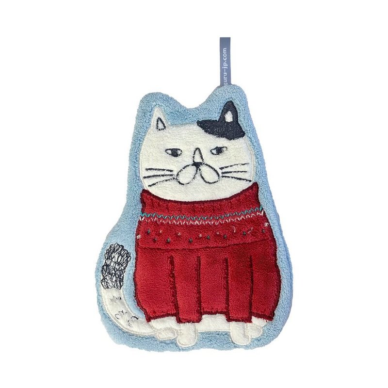 Kusuguru Japan 擦手巾 可挂式 模切造型速干吸水擦手巾 -浅蓝色 - 其他 - 聚酯纤维 蓝色