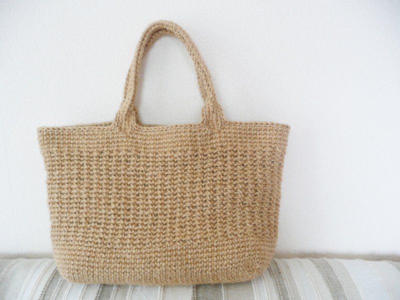 麻织托特包 #2 - 其他 - 棉．麻 卡其色