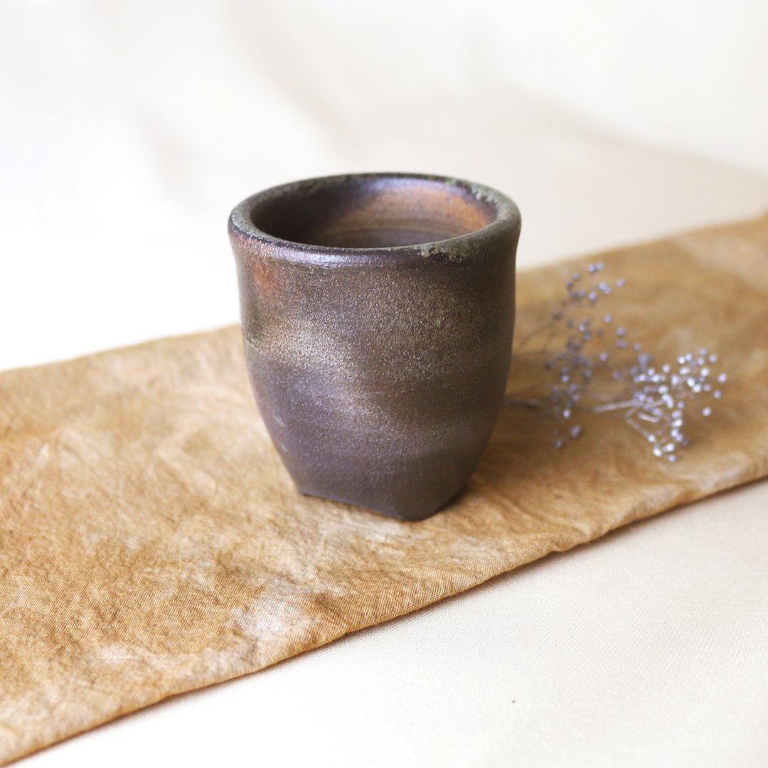 柴烧高盆栽 新彩烧 柴烧陶艺 手作作品 盆器 |圭窑 - 植栽/盆栽 - 陶 银色