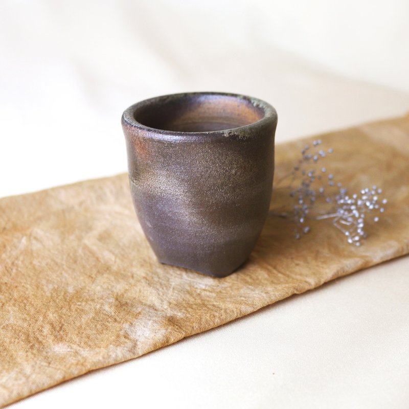 柴烧高盆栽 新彩烧 柴烧陶艺 手作作品 盆器 |圭窑 - 植栽/盆栽 - 陶 银色