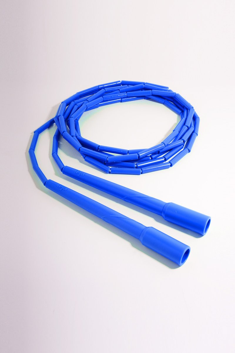 【J3】跳绳 节拍绳 拍子绳 3米 (长柄重拍-钴靛蓝) - 运动/健身用品 - 塑料 蓝色