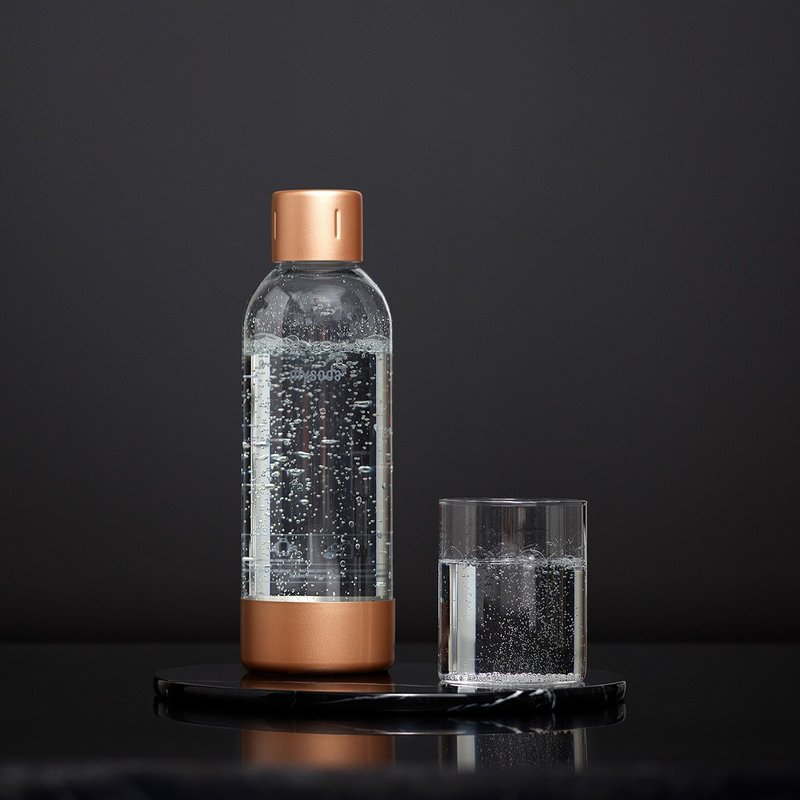 芬兰【mysoda】1L Premium专用水瓶-古铜金 - 水瓶/水壶 - 其他材质 金色
