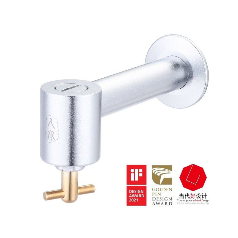 【人水良品卫浴】防疫水栓(银)34-080 IF设计奖 台湾制造 - 卫浴用品 - 铜/黄铜 银色