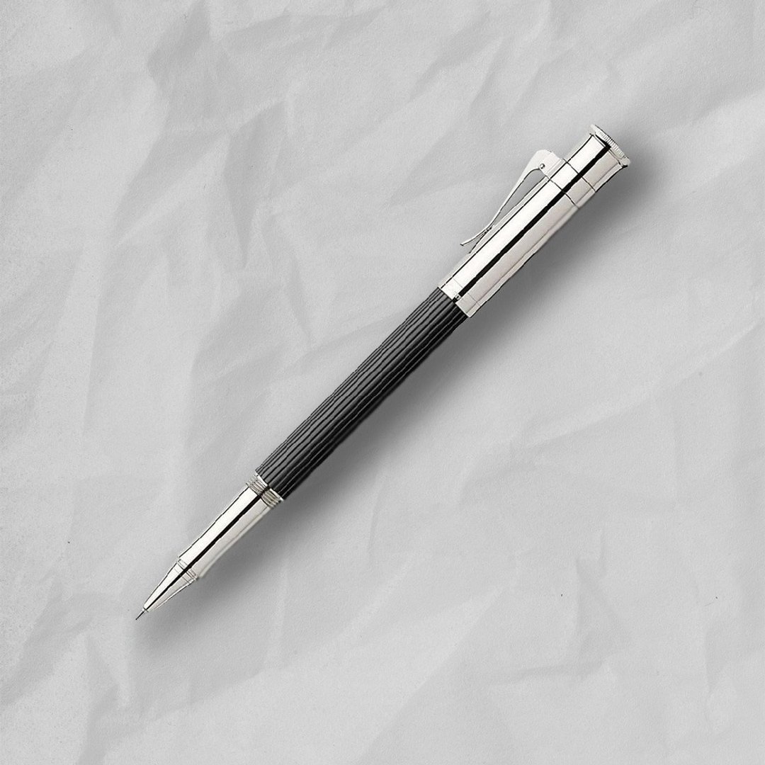 【Graf von Faber-Castell】经典系列乌木钢珠笔 VIP刻字服务 - 钢珠笔 - 木头 黑色
