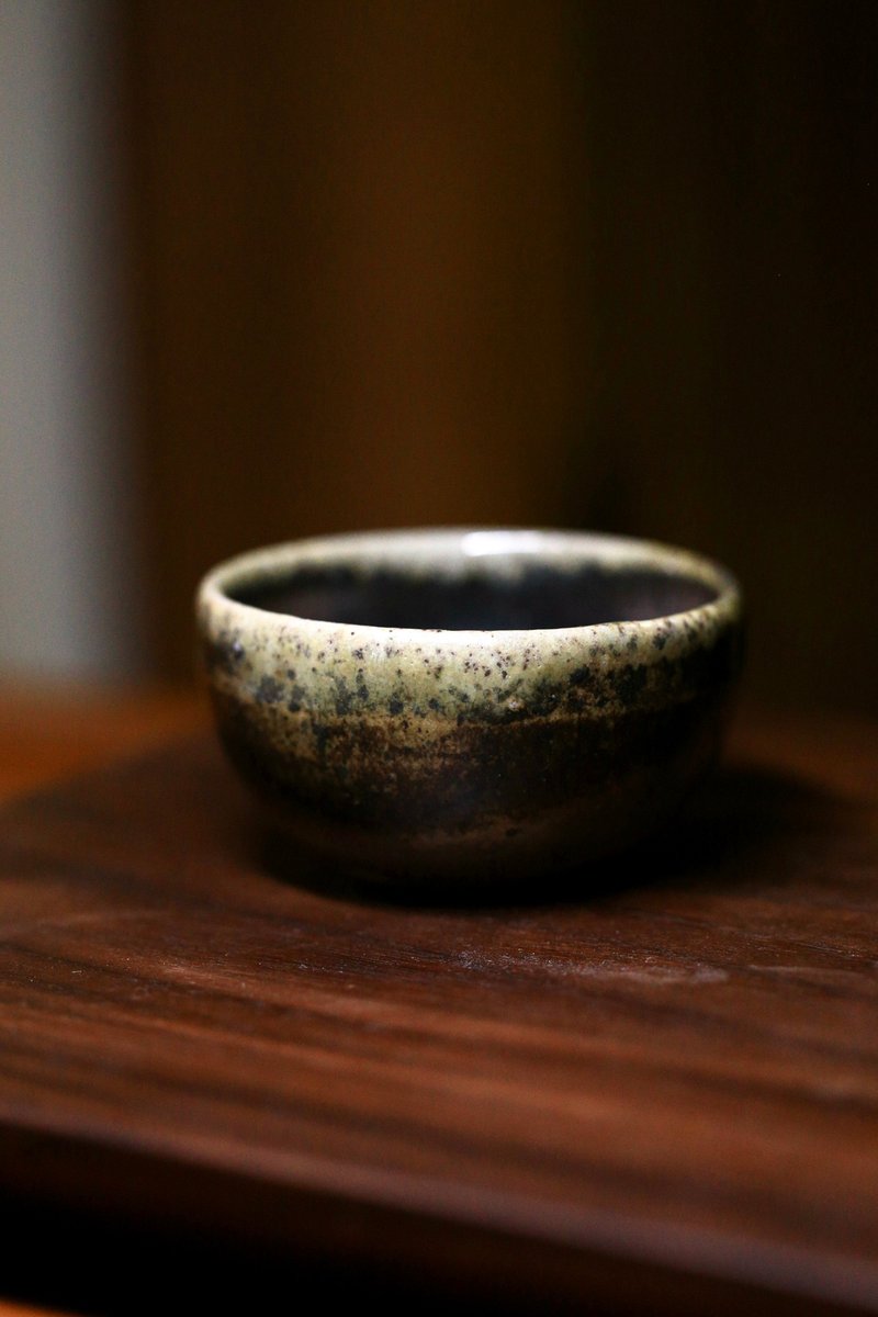 【 柴烧 】斑纹流釉 小杯 茶杯 酒杯 品茗杯 - 茶具/茶杯 - 陶 咖啡色