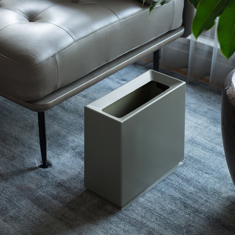 日本ideaco 方砖家用垃圾桶-8.5L - 垃圾桶 - 塑料 多色