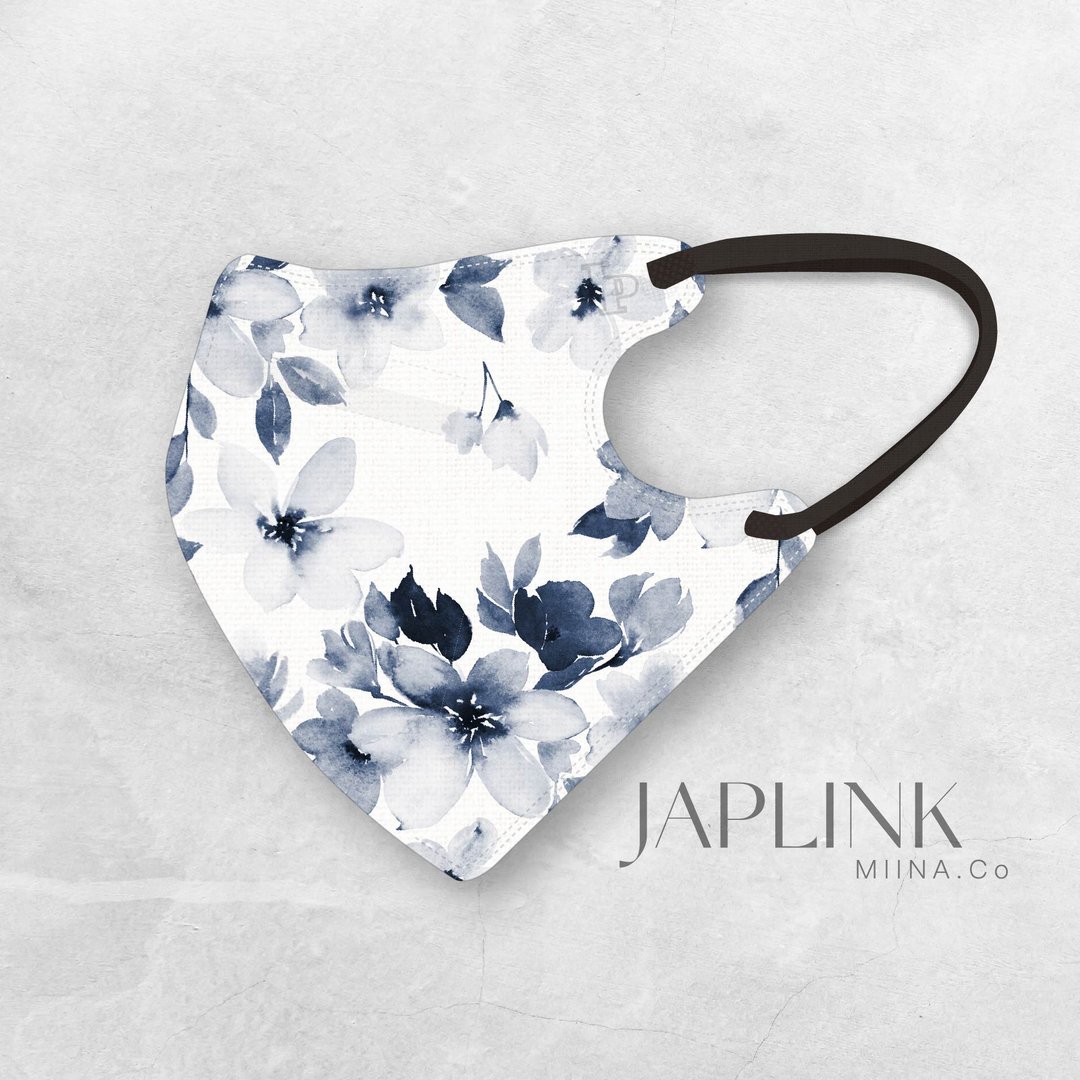 【标准】JAPLINK MASK【D2 / N95】 立体口罩-水墨黛墨 - 口罩 - 聚酯纤维 银色