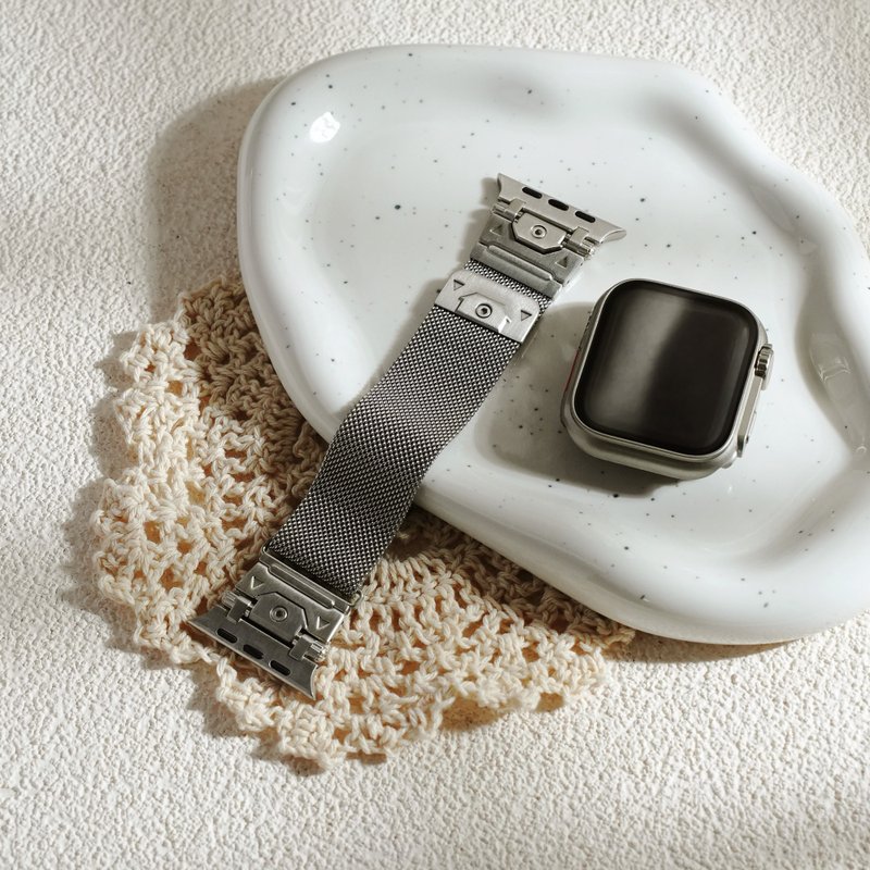 Apple Watch  磁吸编织宽米兰表带 - 表带 - 其他金属 