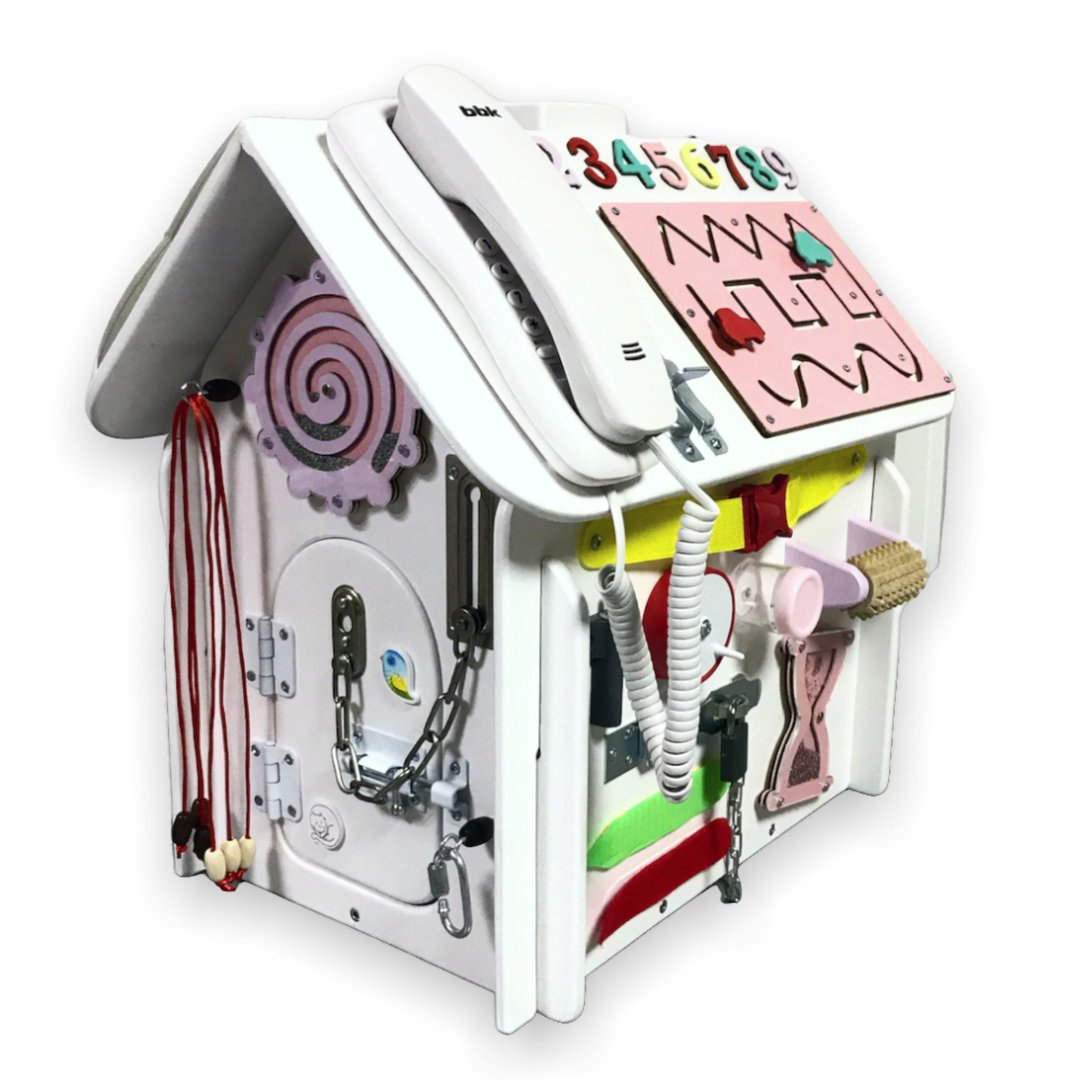 Big Busy Board House for toddler is best educational toy and gift for kids, baby - 玩具/玩偶 - 木头 