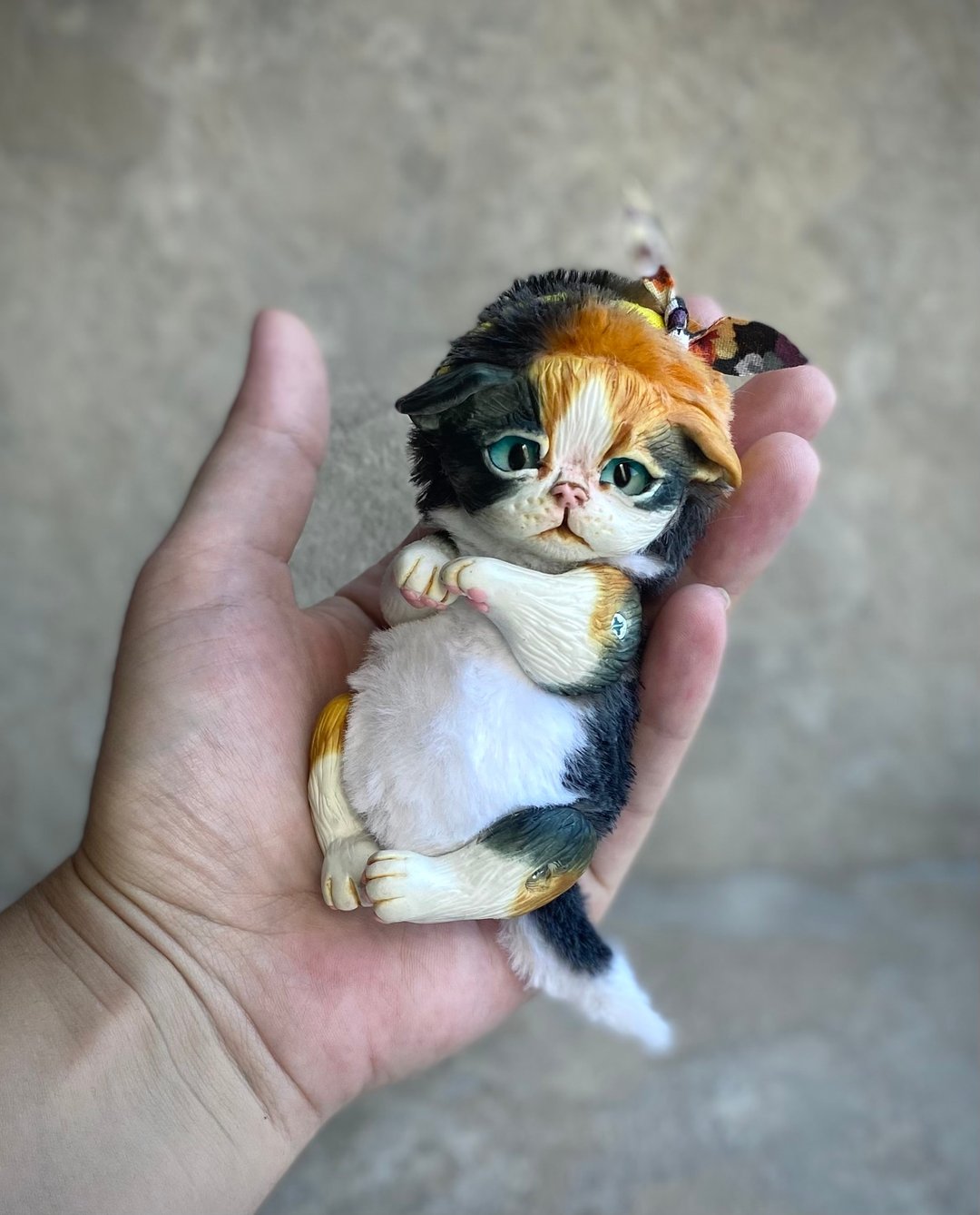 现实的猫娃娃小猫玩具 - 其他 - 粘土 多色