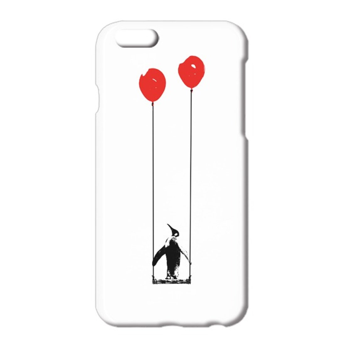 [iPhone case] Penguins, balloons and swings - 手机壳/手机套 - 塑料 白色