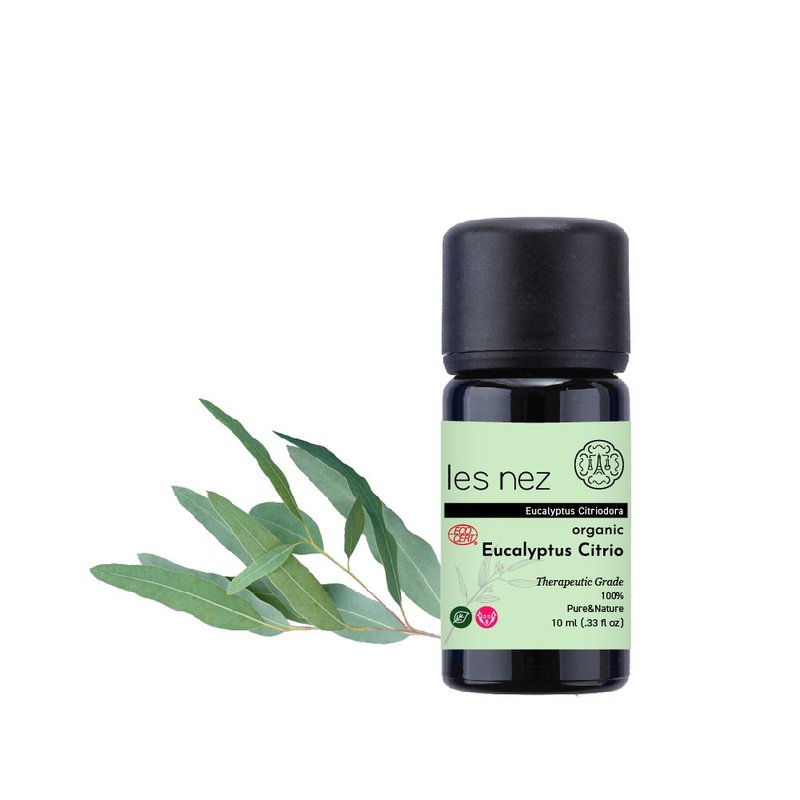 【Les nez 香鼻子】天然有机单方柠檬尤加利纯精油 10ML - 香薰/精油/线香 - 精油 黑色
