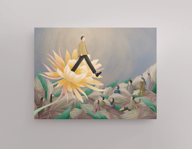 挂画(含挂绳) / 05 - 昙花一现的虚荣 - 海报/装饰画/版画 - 纸 多色