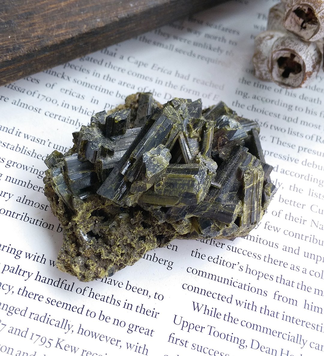 Epidote 马达加斯加产地 绿帘石 天然矿石 原矿 - 摆饰 - 其他材质 