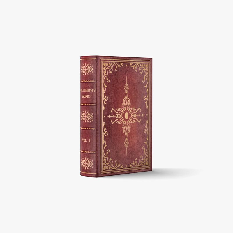 fake book box / WR I -02-A【XS / 1 book】 | 3D papercraft, PDF template - 图文模板设计 - 其他材质 