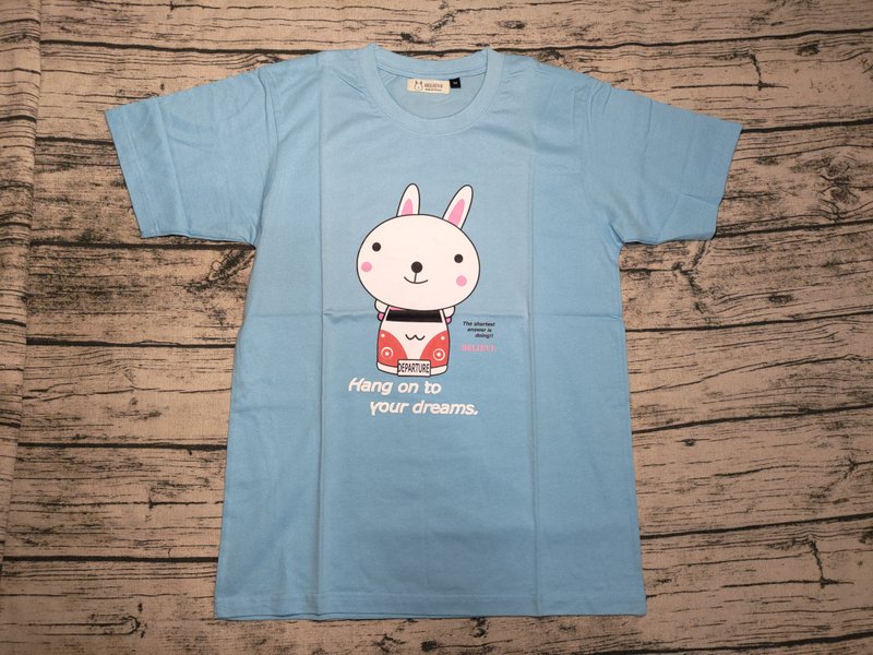 兔子追梦T-shirt - 女装 T 恤 - 棉．麻 