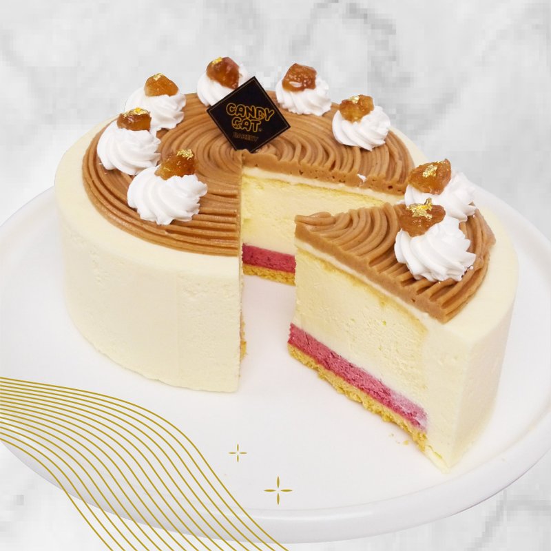 宇治金时/秋栗 奶酪蛋糕(6寸) - 蛋糕/甜点 - 新鲜食材 绿色