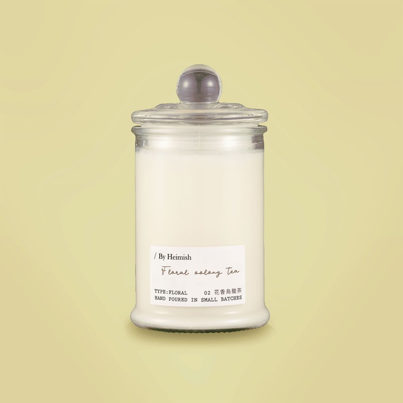 【DAYS】花香乌龙茶  大豆精油蜡烛 120g - 蜡烛/烛台 - 蜡 白色
