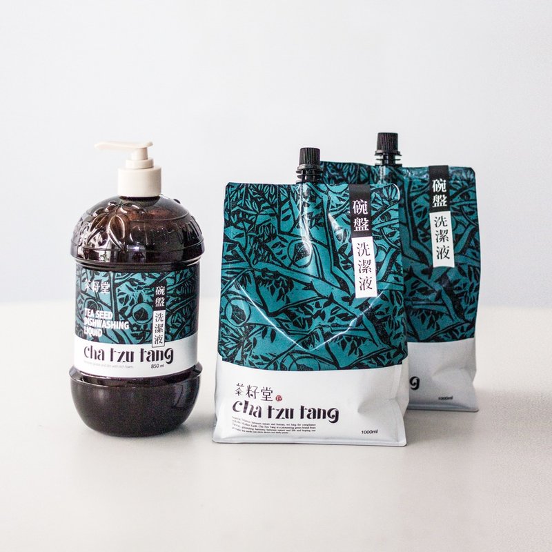 茶籽堂 夏日轻松清洁组 - 碗盘清洁 - 植物．花 