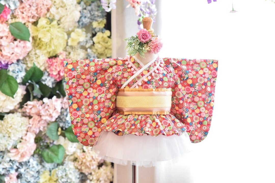 Angel Nina 手作儿童和服 日式和风罗莉款 小孩版 - 童装礼服/连衣裙 - 棉 粉红色