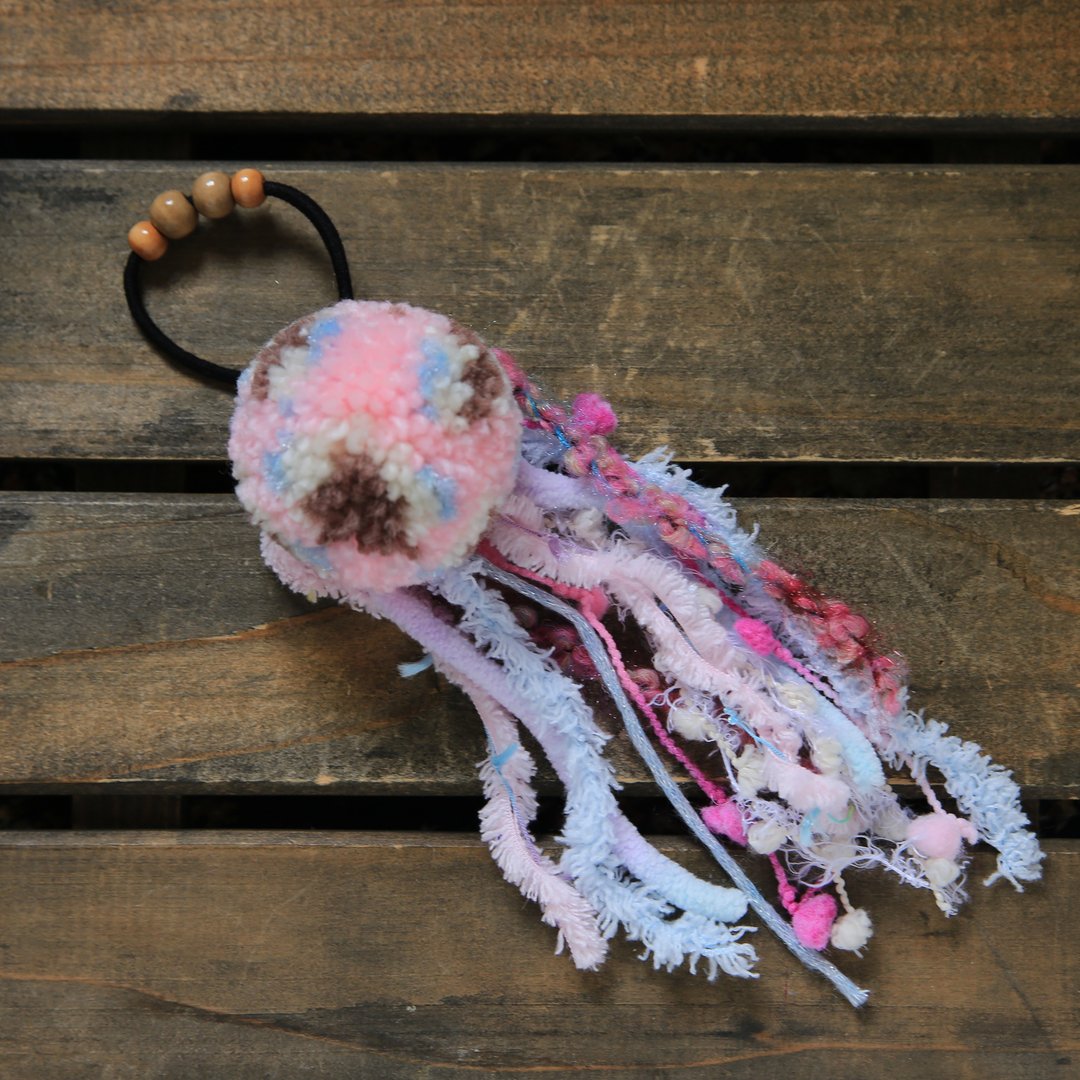 Rubber decoration of pompon - 发饰 - 其他材质 多色