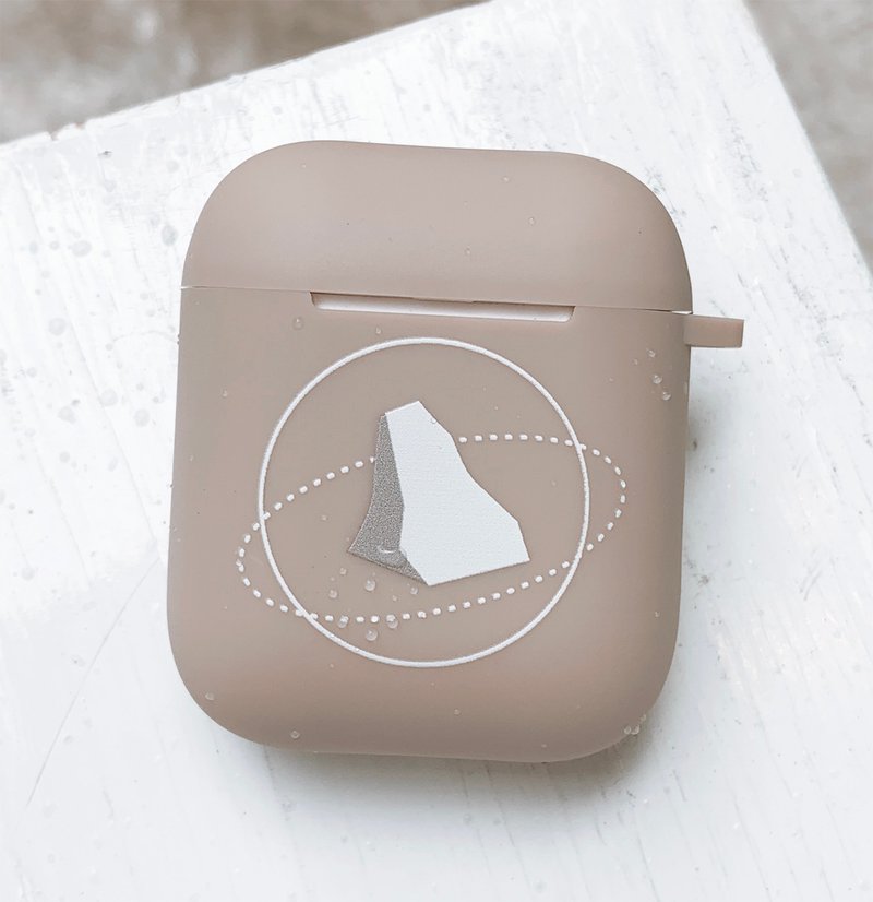 孤独冰山 奶茶色磨砂软壳 AirPods 耳机保护套 耳机壳 - 耳机 - 橡胶 卡其色