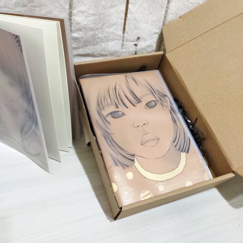 定制化日记本 手绘手帐 集章本 子弹笔记 笔记本 生日礼物 集章册 - 笔记本/手帐 - 纸 卡其色