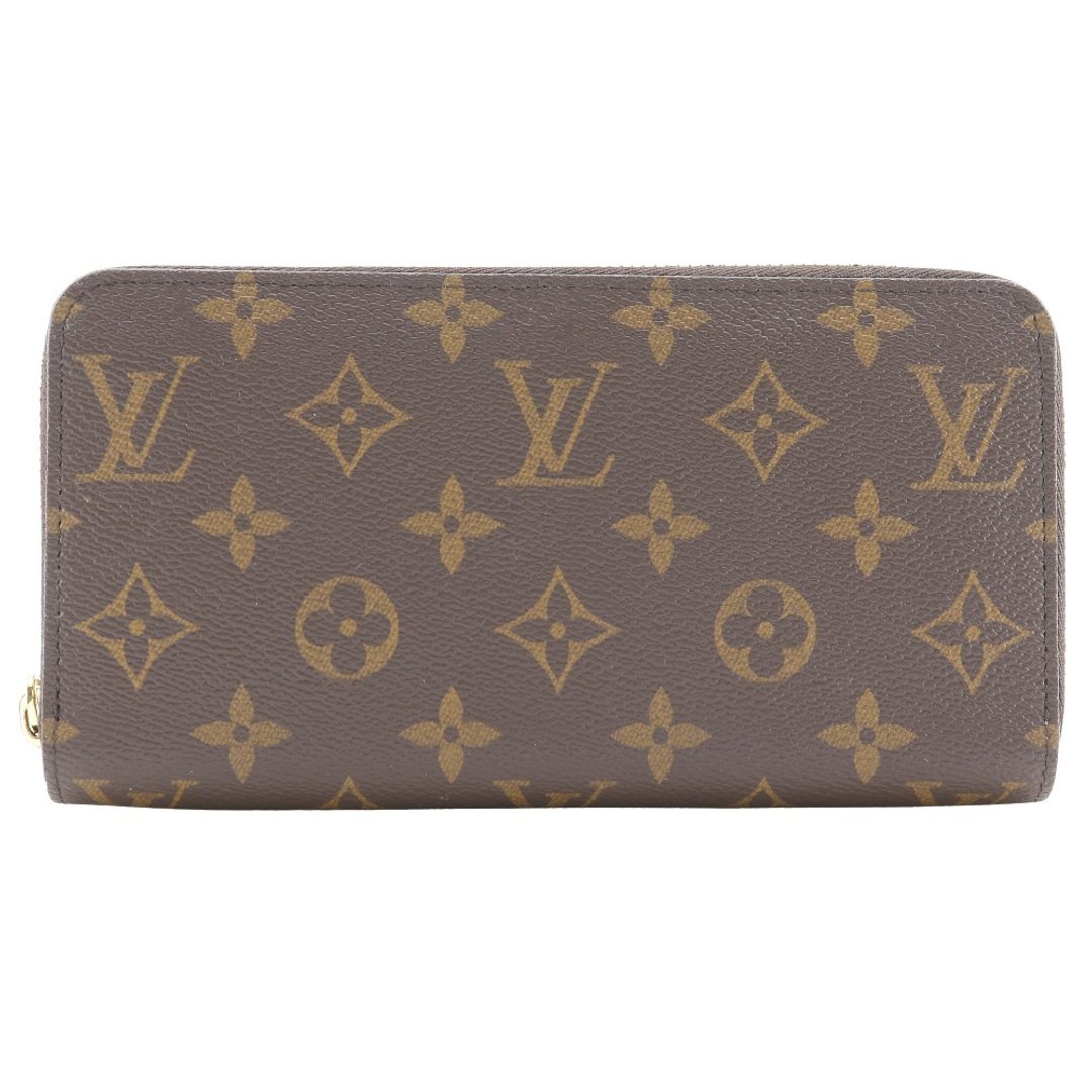 【日本直送】LOUIS VUITTON Zippy Wallet 长夹 M42616 Monogram 帆布 咖啡色 男女通用【二手】 - 皮夹/钱包 - 人造皮革 咖啡色