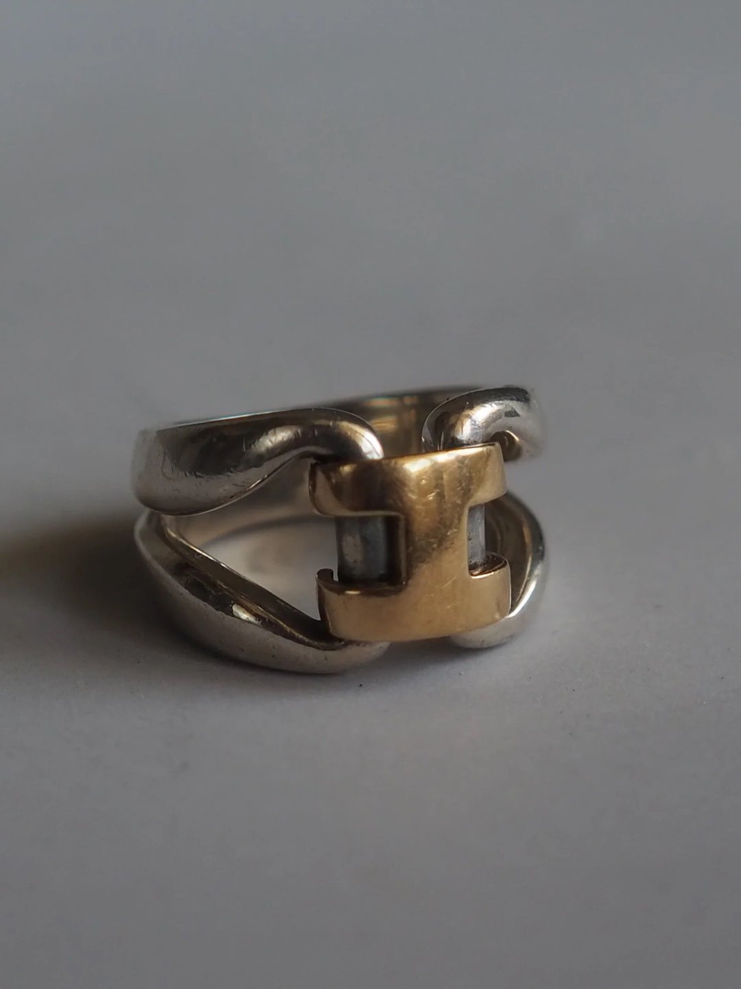 HERMÈS History Ring 爱马仕 History 戒指 银色 ગોલ્ડ色 复古精品 - 戒指 - 纯银 银色