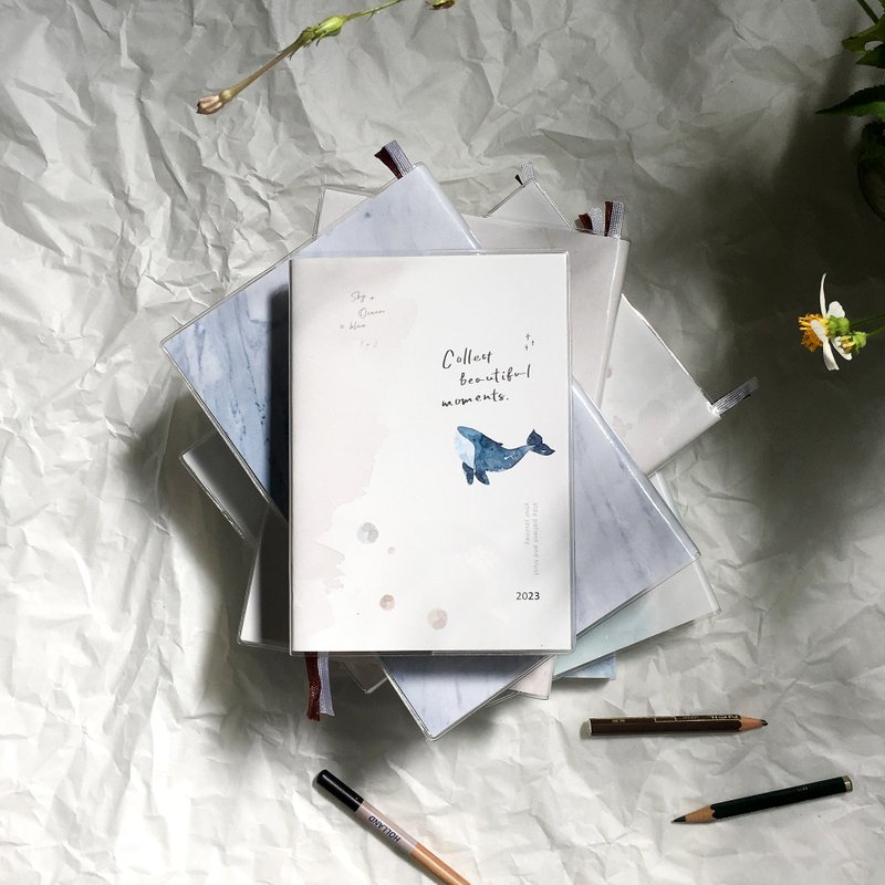 柏格文具2022.9月~2023.12月 / 32K胶皮跨年手册 3图【限量销售】 - 笔记本/手帐 - 纸 白色