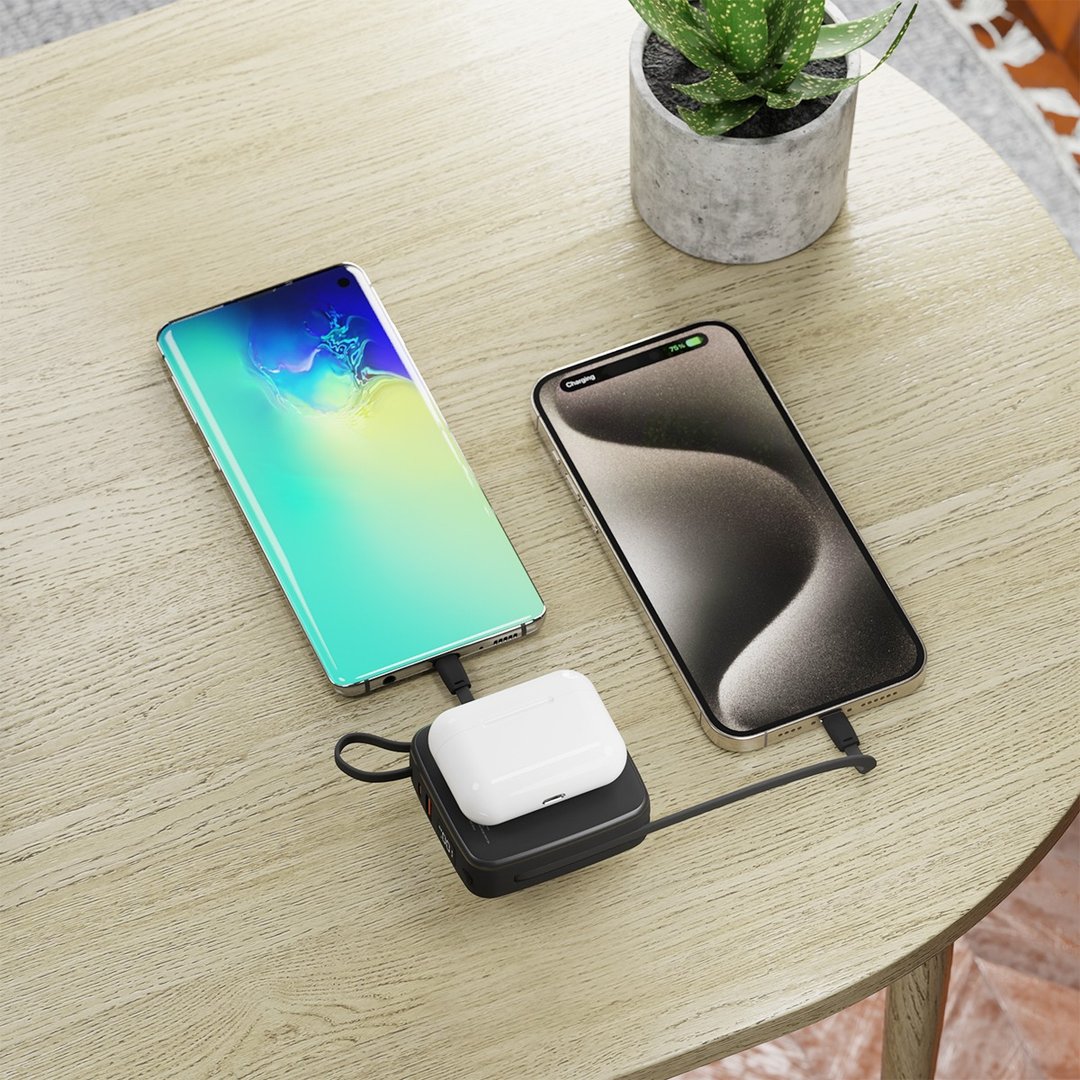 Megivo Pocket Nano 10,000mAh 多功能磁吸充电器 - 充电宝/传输线 - 其他材质 黑色