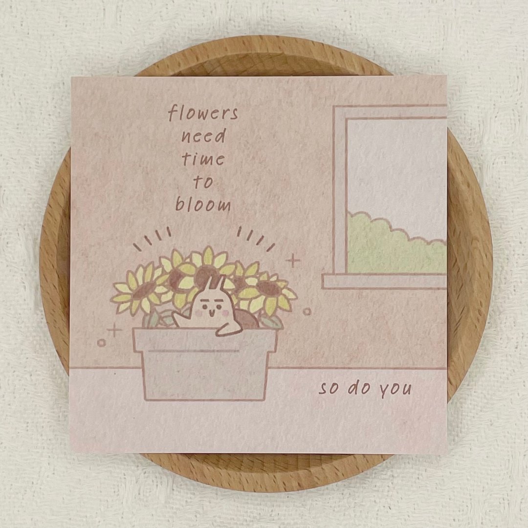 卡片 — bloom — 小由 - 卡片/明信片 - 纸 多色