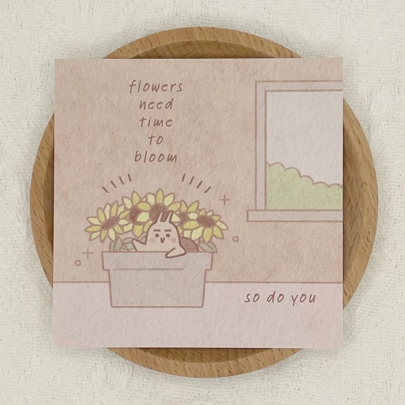 卡片 — bloom — 小由 - 卡片/明信片 - 纸 多色