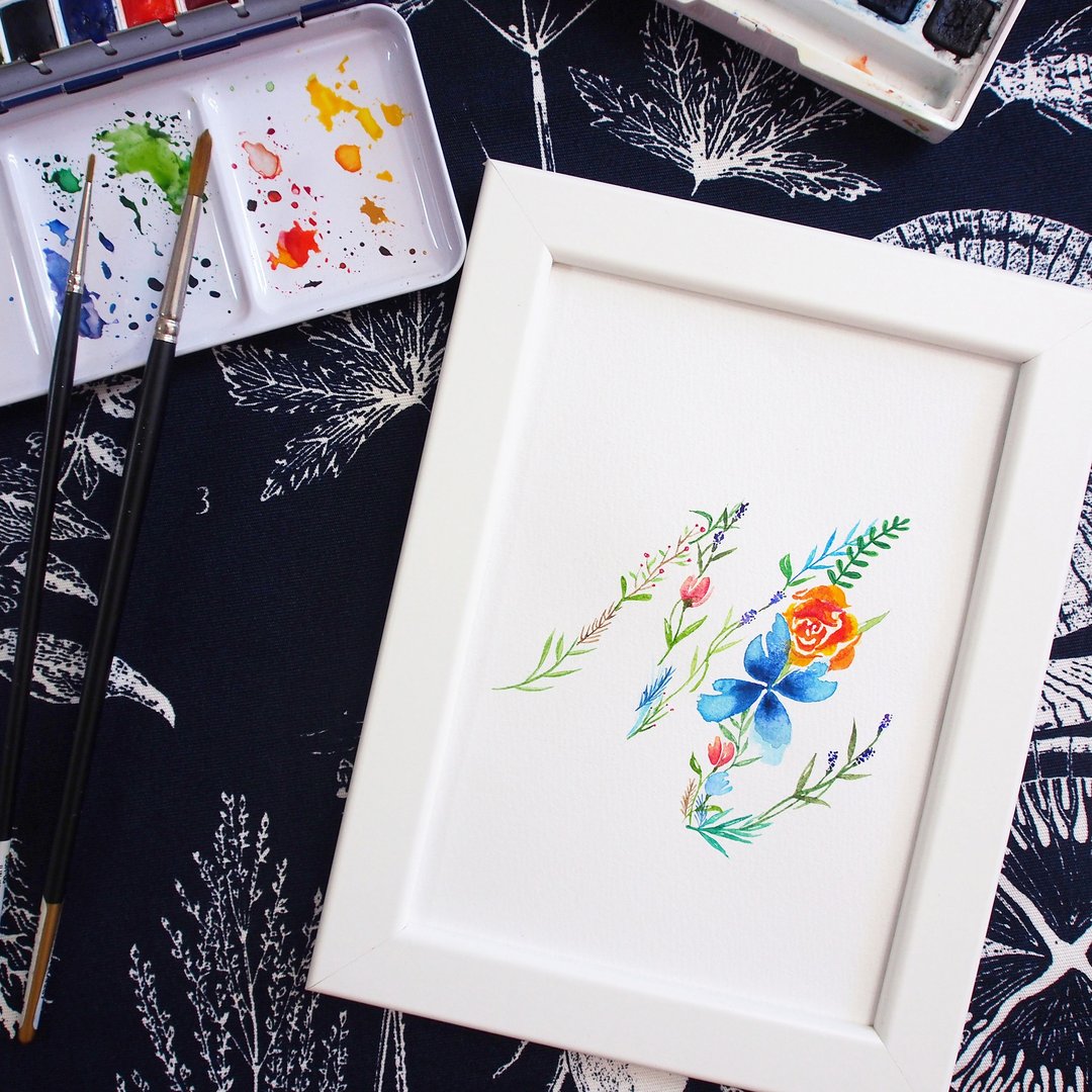 Mstandforc Workshop - 22/9 水彩花叶字母工作坊 - 插画/绘画/写字 - 纸 