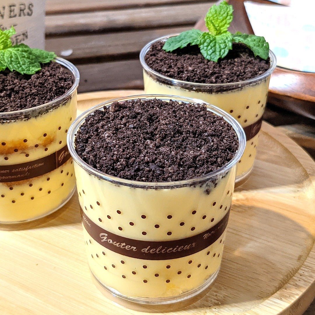 真材实料 提拉米苏风味盆栽 8杯份 | 亲子体验包 点品手作 - 美食 - 新鲜食材 